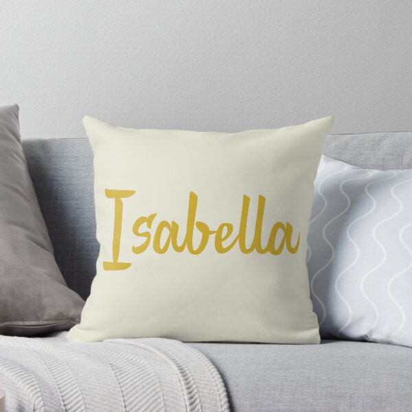 Item preview, Isabella Name Gold Minimalist Cursive Typography designed and sold by EchoPrint Co..