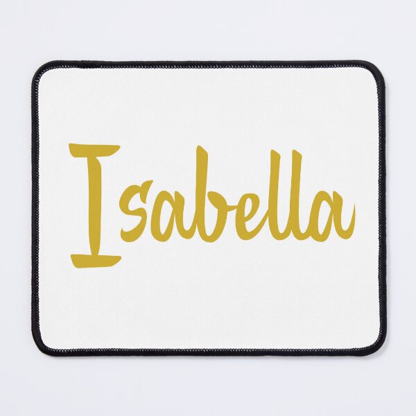 Item preview, Isabella Name Gold Minimalist Cursive Typography designed and sold by EchoPrint Co..