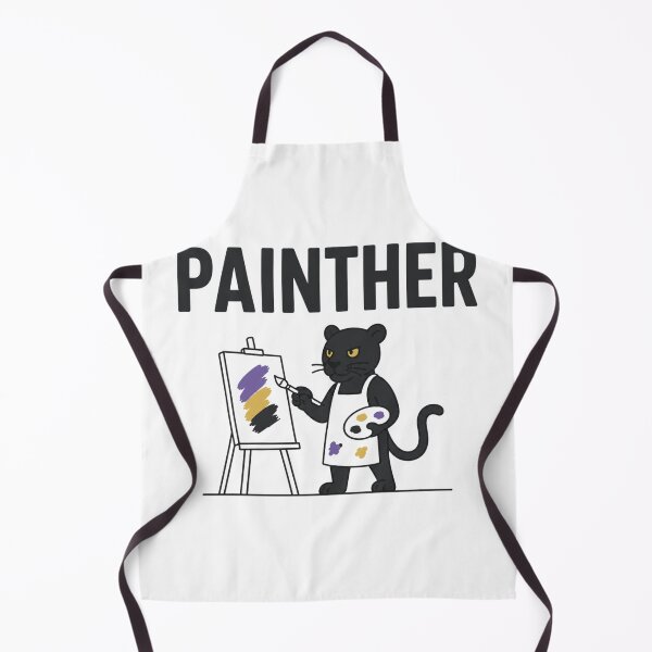 Item preview, Funny Panther Painter Pun designed and sold by NicramR.
