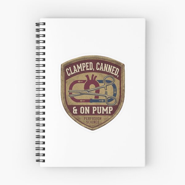 Item preview, Retro Clamped Canned On Pump Perfusionist Badge designed and sold by CyberPunkSpace.