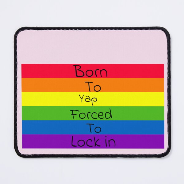 Item preview, Born to Yap forced to lock in| Funny Meme Shirt | Internet Humor | Gen Z Slang | Gift for Chatty People designed and sold by Creations by lyne.