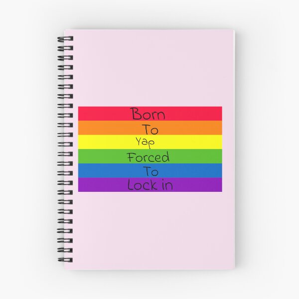 Item preview, Born to Yap forced to lock in| Funny Meme Shirt | Internet Humor | Gen Z Slang | Gift for Chatty People designed and sold by Creations by lyne.