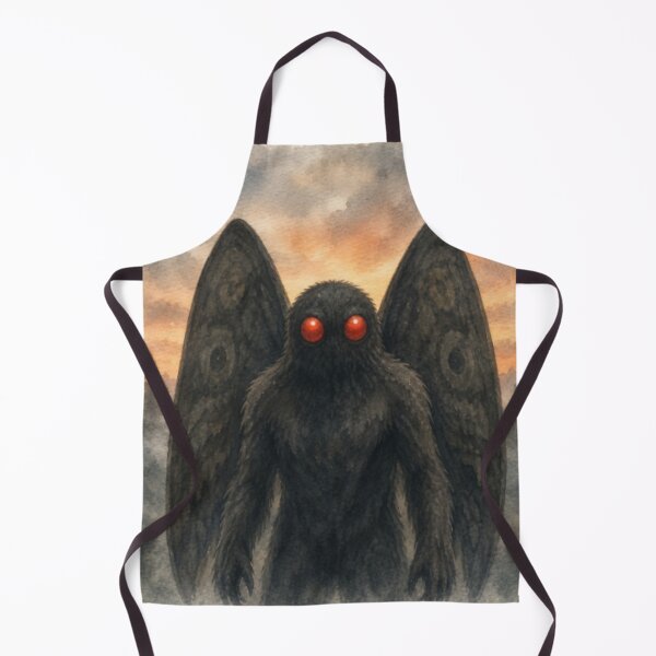 Item preview, Mothman Portrait in a Misty Sunset Forest designed and sold by darametzgerart.