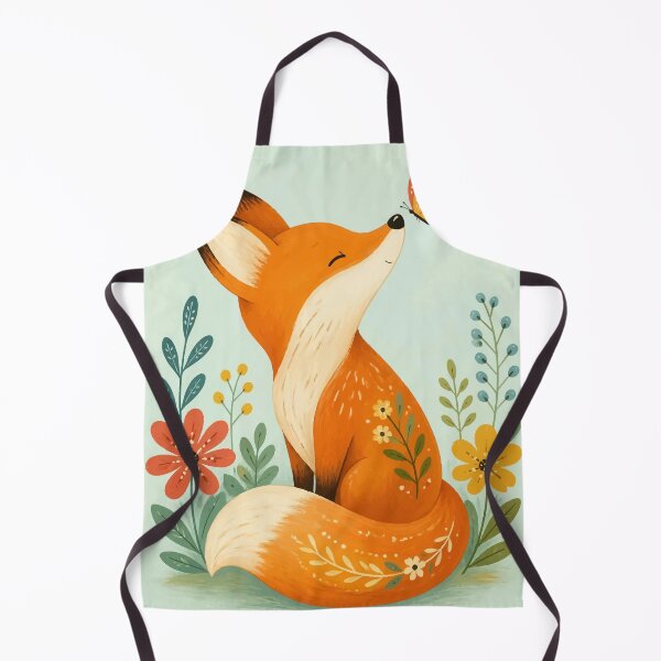 Item preview, Whimsical Fox & Butterfly | Cute Woodland Animal Illustration designed and sold by Orivane Shop.