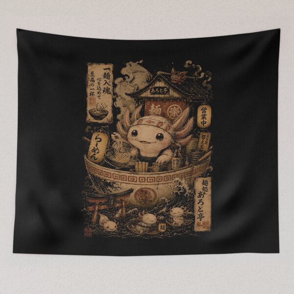 Item preview, Kawaii Ramen Axolotl designed and sold by SignumShop.