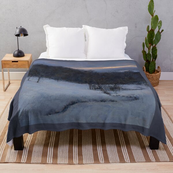 Item preview, Winter Landscape at Dusk designed and sold by CrumbBumStudio.