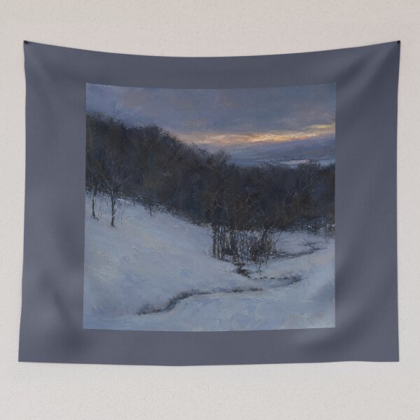 Item preview, Winter Landscape at Dusk  designed and sold by CrumbBumStudio.