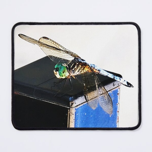 Item preview, Dragonfly on Rusty Railing designed and sold by HauntedOpera.