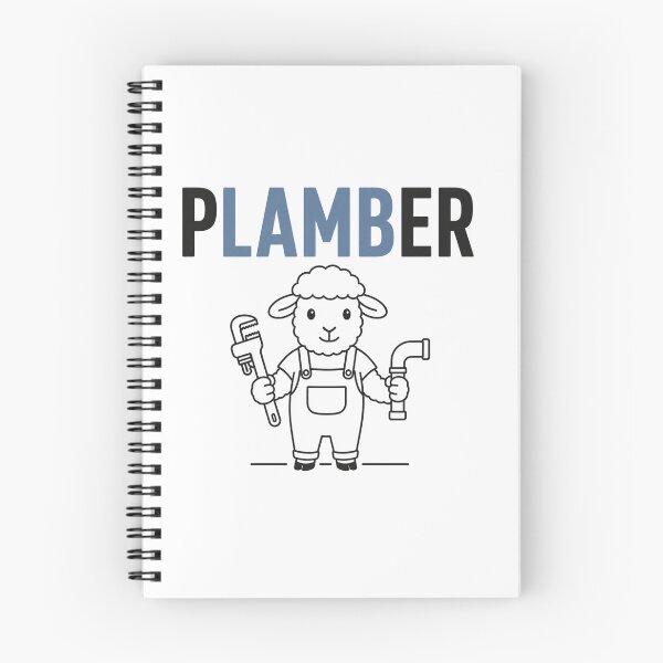 Item preview, Funny Lamb Plumber Pun designed and sold by NicramR.