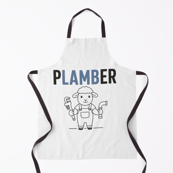 Item preview, Funny Lamb Plumber Pun designed and sold by NicramR.