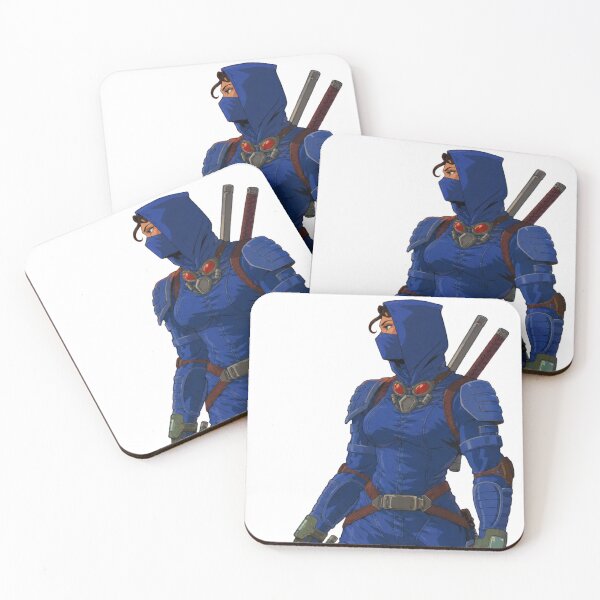 Item preview, Blue Ninja Commando Fan Art | Tactical Female Shinobi | Classic Western Animation Style designed and sold by  Hollow Moon Studios..