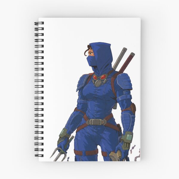 Item preview, Blue Ninja Commando Fan Art | Tactical Female Shinobi | Classic Western Animation Style designed and sold by  Hollow Moon Studios..