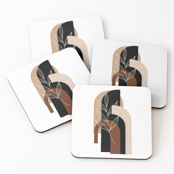 Item preview, Minimalist Neutral Boho Arch Botanical Art designed and sold by Dzblack.