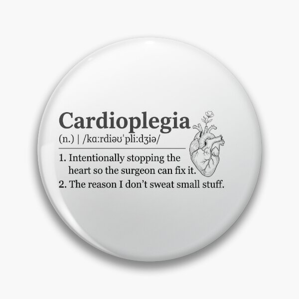 Item preview, Cardioplegia Definition Minimalist Perfusionist Design designed and sold by CyberPunkSpace.
