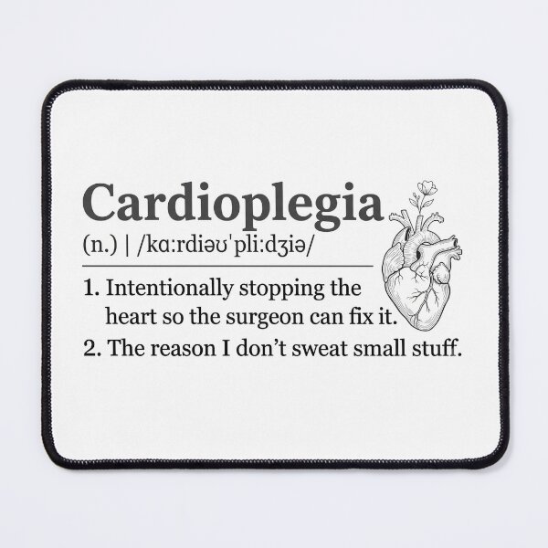 Item preview, Cardioplegia Definition Minimalist Perfusionist Design designed and sold by CyberPunkSpace.