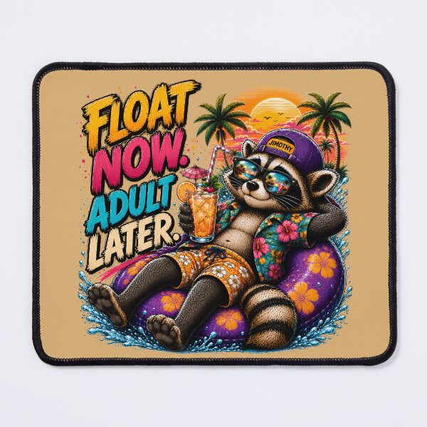 Item preview, Funny Summer Vacation Float Design designed and sold by OMdesign10.