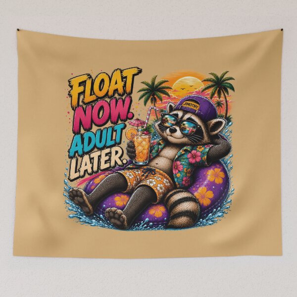 Item preview, Funny Summer Vacation Float Design designed and sold by OMdesign10.