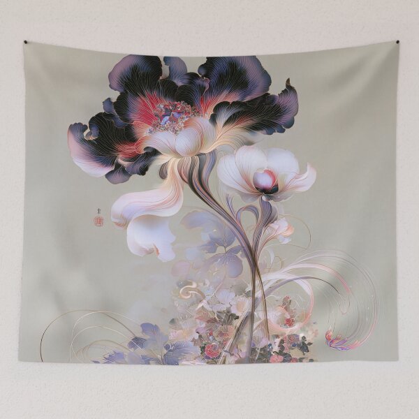 Item preview, Ebony Peony Symphony designed and sold by bloorose.