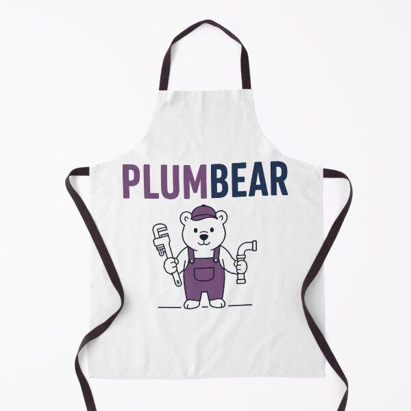 Item preview, Funny Bear Plumber Pun designed and sold by NicramR.