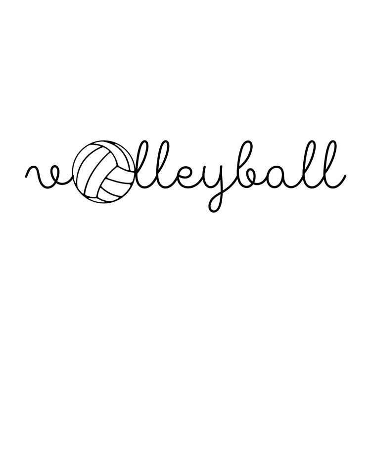 Funda y vinilo para iPad for Sale con la obra «linda voleibol cursiva