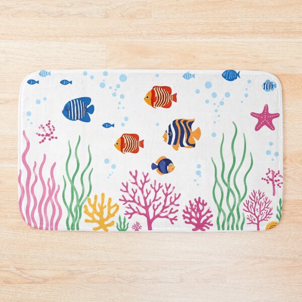 Item preview, Cute Tropical Fish Nursery Wall Art | Underwater Ocean Sea Life Kids Room Decor designed and sold by Atum&Art.