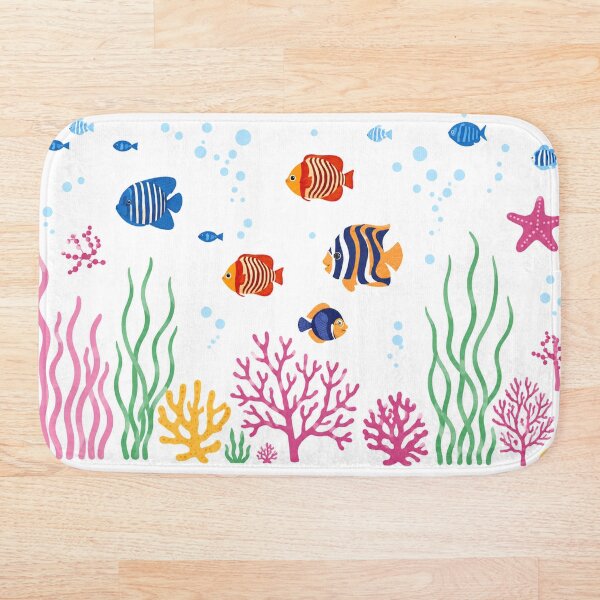 Artikelvorschau, Niedliche tropische Fische als Wandbild fürs Kinderzimmer | Unterwasserwelt-Deko fürs Kinderzimmer entworfen und verkauft von Atum&Art.