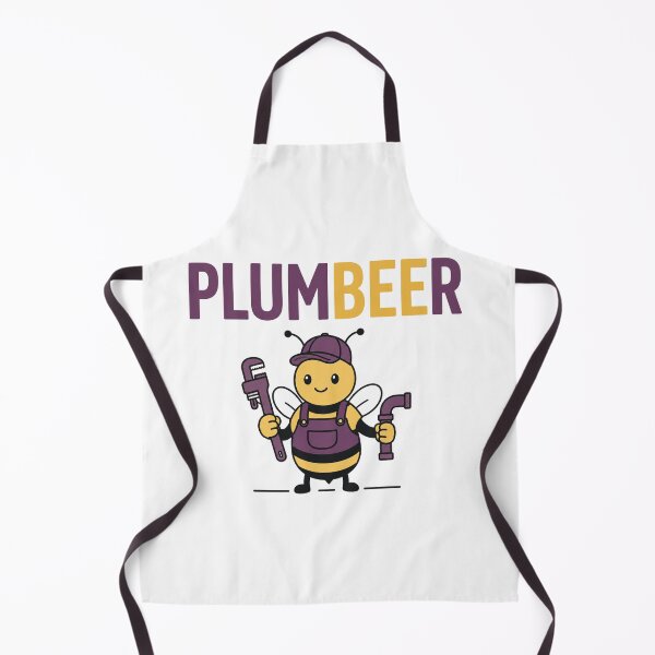 Item preview, Funny Bee Plumber Pun designed and sold by NicramR.