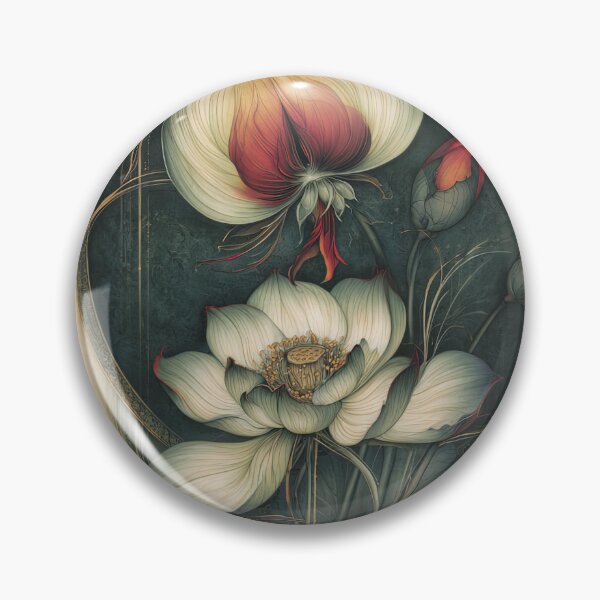 Item preview, Lotus Sanctuary in Gold and Teal designed and sold by bloorose.