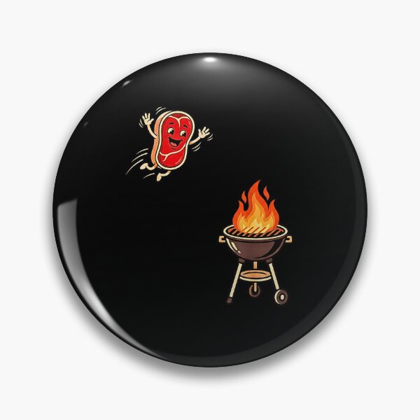 Item preview, Funny Running Bacon BBQ Grill Meat Lover Cartoon designed and sold by Rahamkshop.