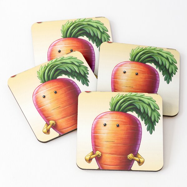 Item preview, Strong Carrot Character Flexing Muscles Cartoon designed and sold by Artessie.