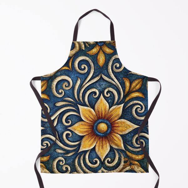 Item preview, Sunburst and Scrollwork Ceramic Tile Design designed and sold by Piotrek0001.