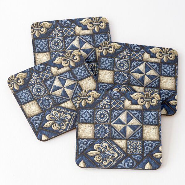 Item preview, Geometric Compass Ceramic Tile Pattern Art designed and sold by Piotrek0001.