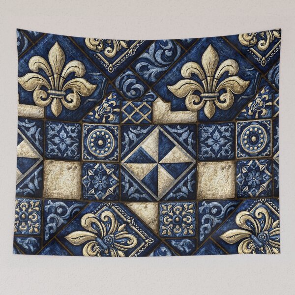 Item preview, Geometric Compass Ceramic Tile Pattern Art designed and sold by Piotrek0001.