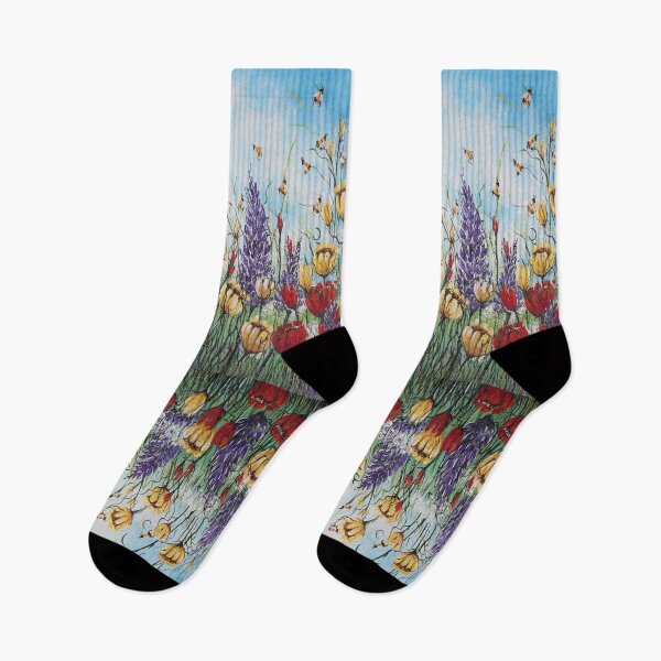 Item preview, English meadow  - Happy feet designed and sold by Linda Finstad.