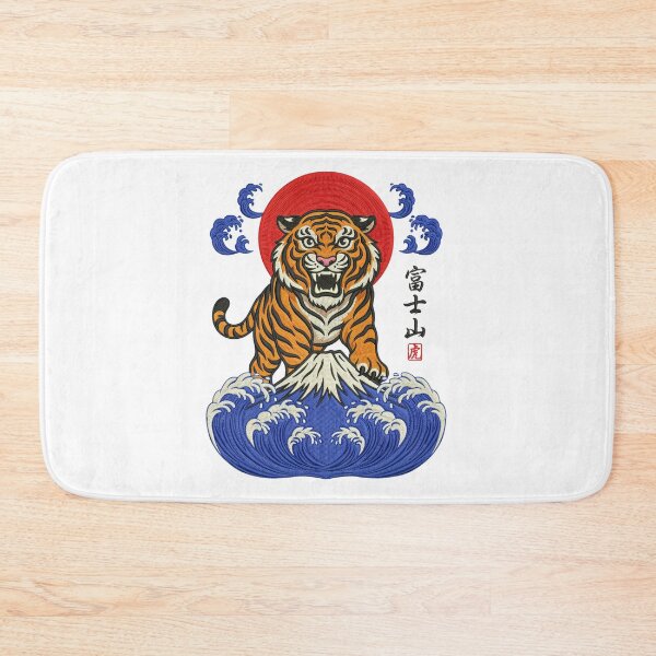 Item preview, Japanese Tiger Over Mount Fuji designed and sold by Peter Stawicki.