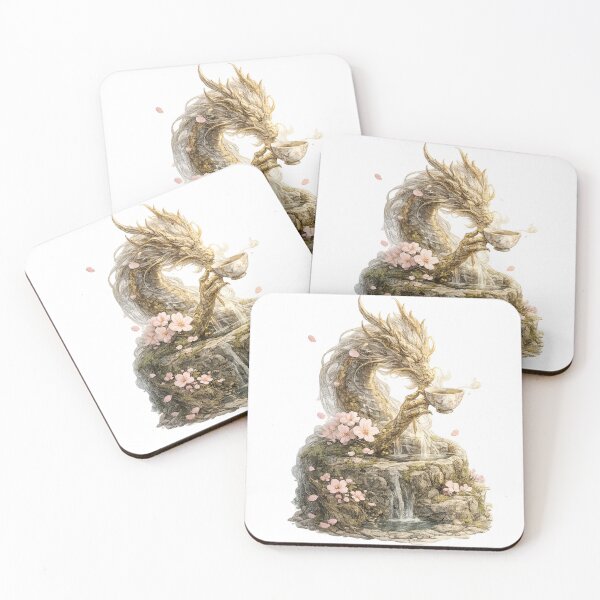 Item preview, Japanese Dragon Coffee Break designed and sold by ichiyori.