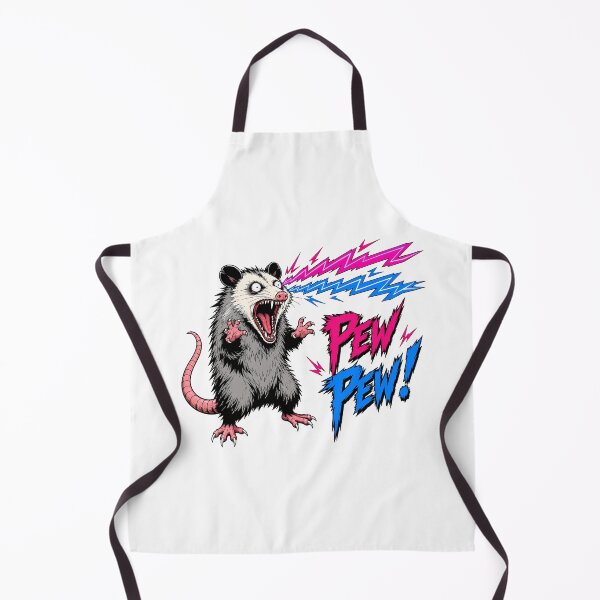 Item preview, Pew Pew Laser Opossum Screaming Cartoon Meme designed and sold by chattsuede.