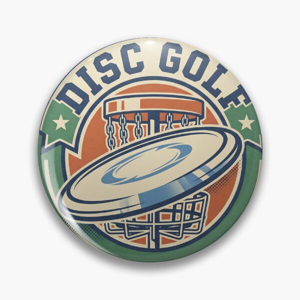 Item preview, Disc Golf Retro Varsity Badge Emblem Design designed and sold by Ninjacatoff.