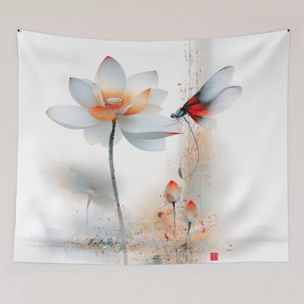 Item preview, Whisper of the Scarlet Dragonfly designed and sold by bloorose.