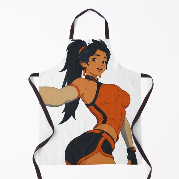 Item preview, Anime Martial Artist Fan Art | Orange Fighter Girl | Classic Western Animation Style designed and sold by  Hollow Moon Studios..