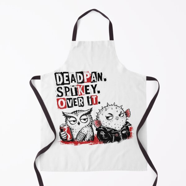 Item preview, Grunge Pufferfish Owl Deadpan Spikey Over It designed and sold by chattsuede.