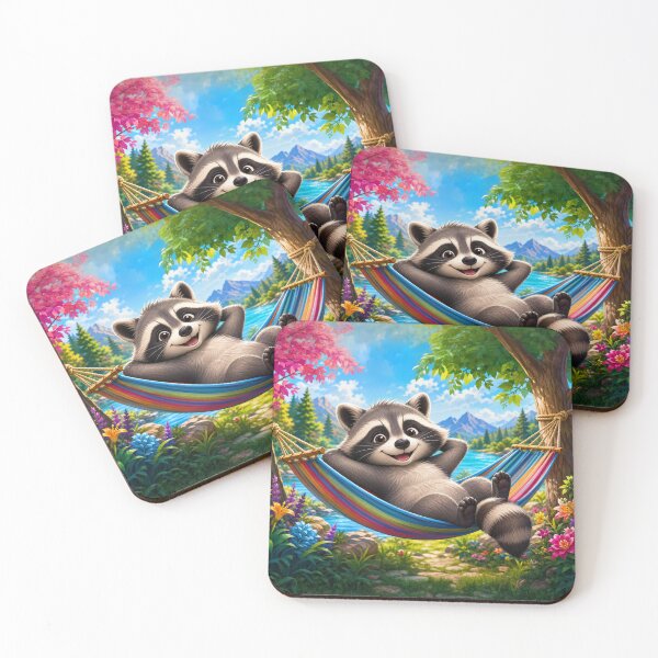 Item preview, Relaxing Raccoon Gift designed and sold by Wenvilgrace.