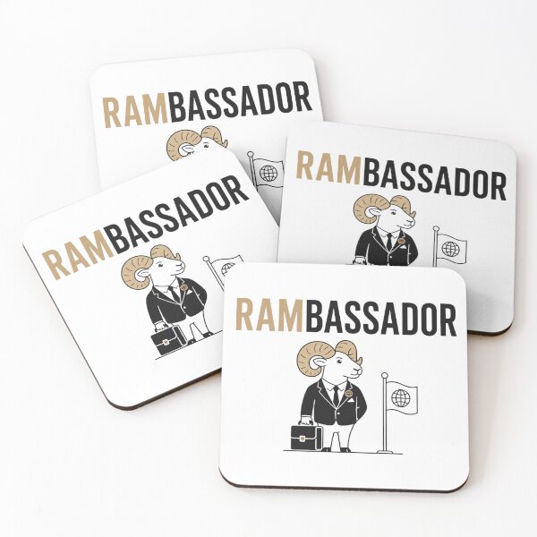 Item preview, Ram Ambassador Funny Animal Pun designed and sold by NicramR.
