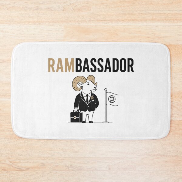 Item preview, Ram Ambassador Funny Animal Pun designed and sold by NicramR.