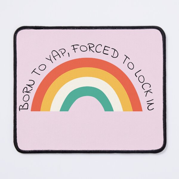 Item preview, Born to Yap forced to lock in| Funny Meme Shirt | Internet Humor | Gen Z Slang | Gift for Chatty People designed and sold by Creations by lyne.