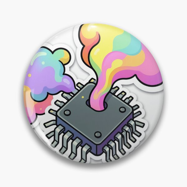 Item preview, Retro Magic Smoke Electronic Chip designed and sold by Nosvaq.