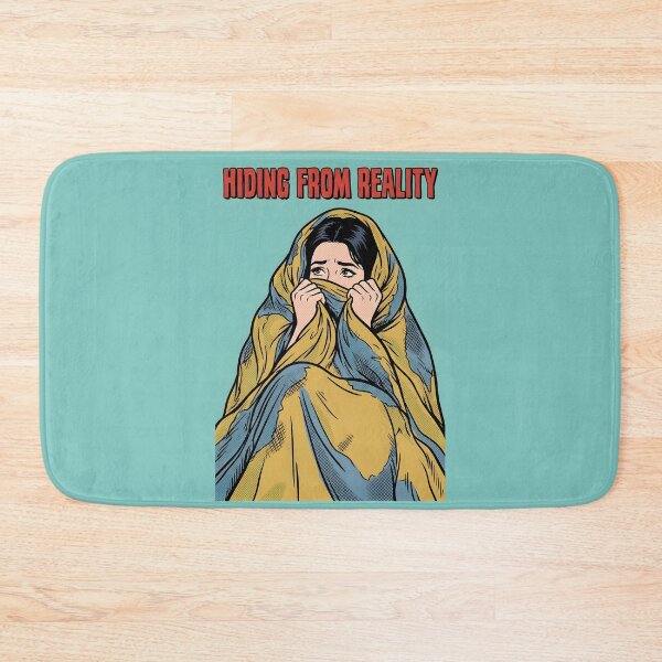 Item preview, Hiding From Reality Minimalist Retro Comic Poster designed and sold by DuckOddity.