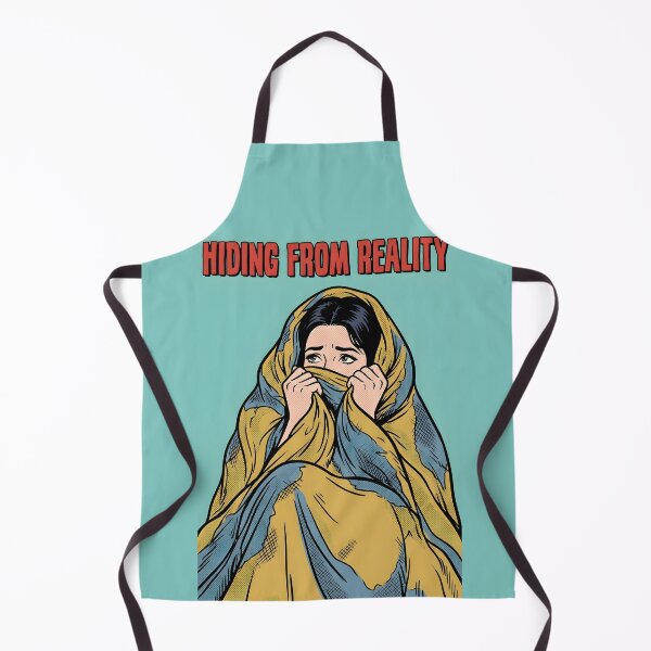 Item preview, Hiding From Reality Minimalist Retro Comic Poster designed and sold by DuckOddity.