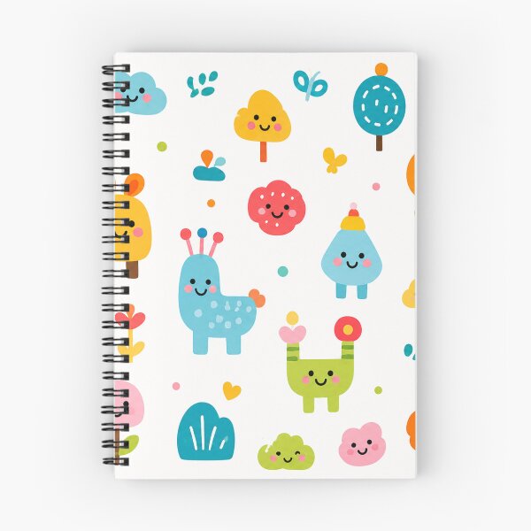 Artikelvorschau, Niedliche Kawaii-Wanddeko fürs Kinderzimmer | Fröhliche Tiere & Bäume – Illustration fürs Kinderzimmer entworfen und verkauft von Atum&Art.