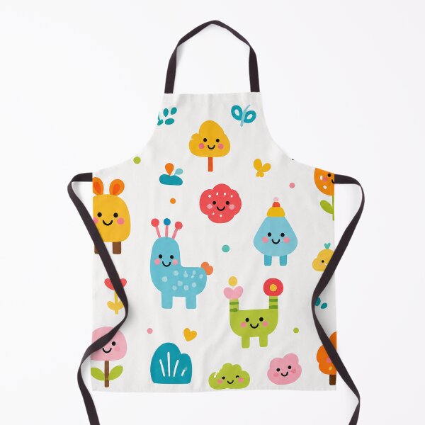 Item preview, Cute Kawaii Nursery Wall Art | Happy Animals & Trees Kids Room Illustration designed and sold by Atum&Art.